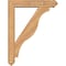 Ekena Millwork Funston Arts and Crafts Smooth Bracket w/ Offset Brace, Western Red Cedar, 5 1/2"W x 26"D x 34"H BKT0604X26X34FST03SWR - alternate 4
